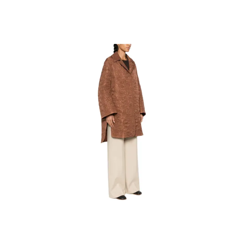 ERMANNO SCERVINO Floral pattern Quilted Coat-2