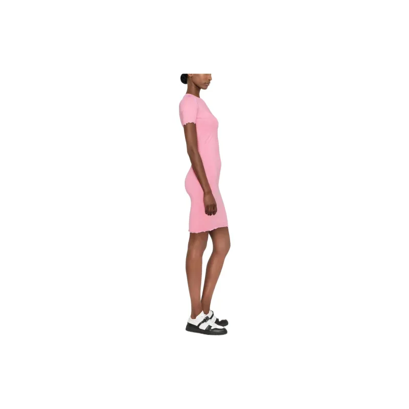 VERSACE JEANS COUTURE Short Sleeved Dresses Women's Pink-2