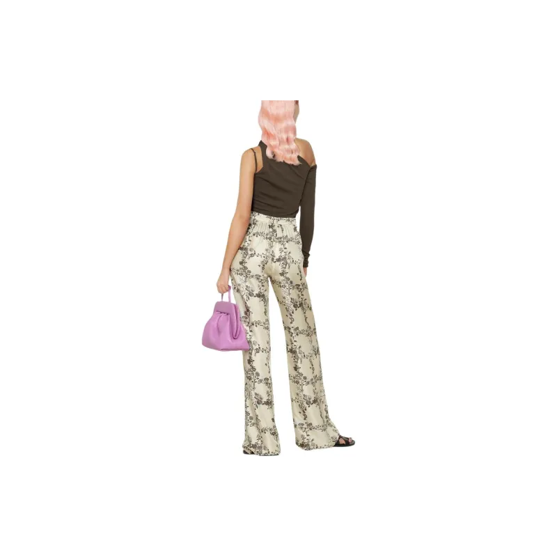 NANUSHKA Wide-leg Floral Silk Trousers-3