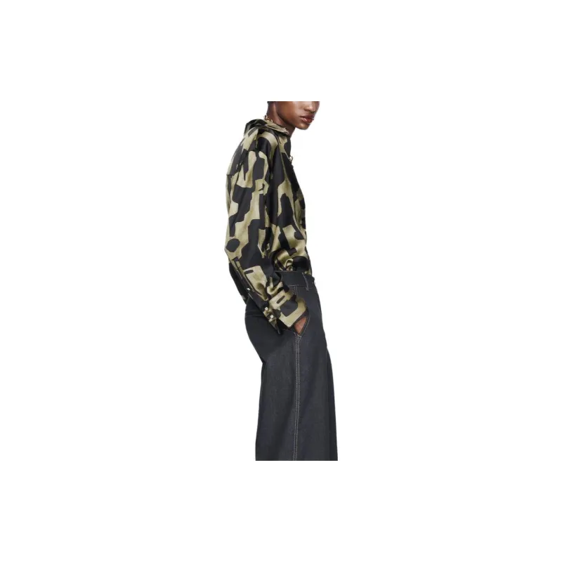 ZARA Shirts Women's Black/Brown-3