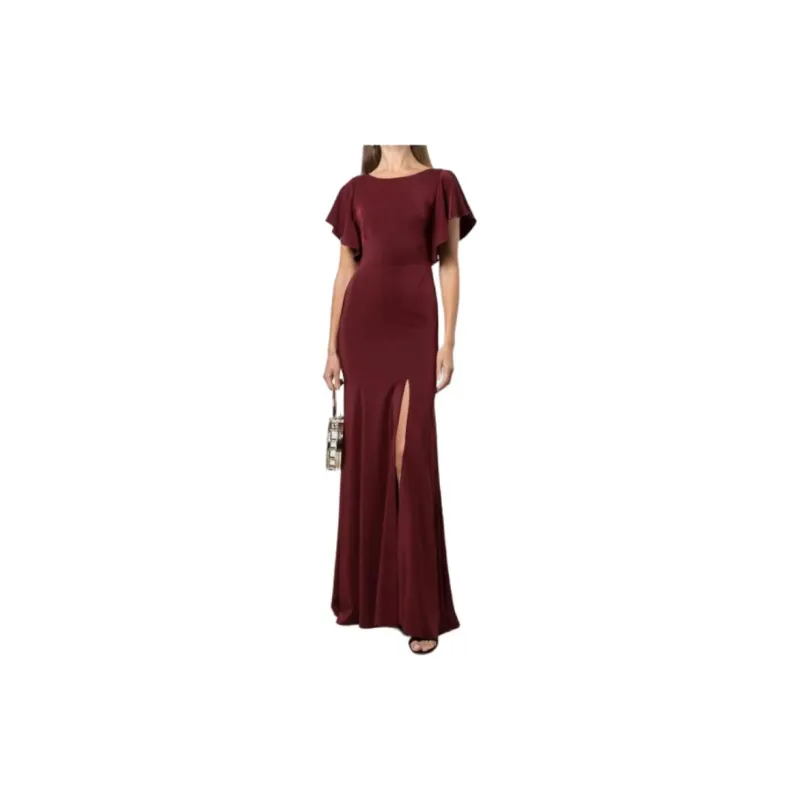 MARCHESA NOTTE Short-Sleeved Dresses Women's Red-1