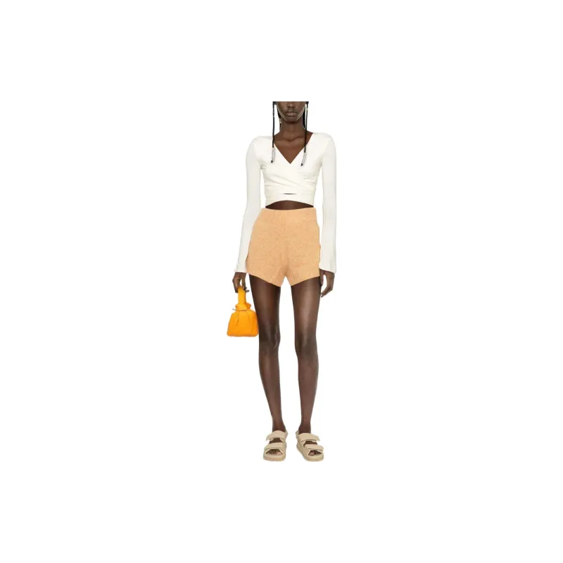 Rotate Birger Christensen High waist Knit Shorts-1