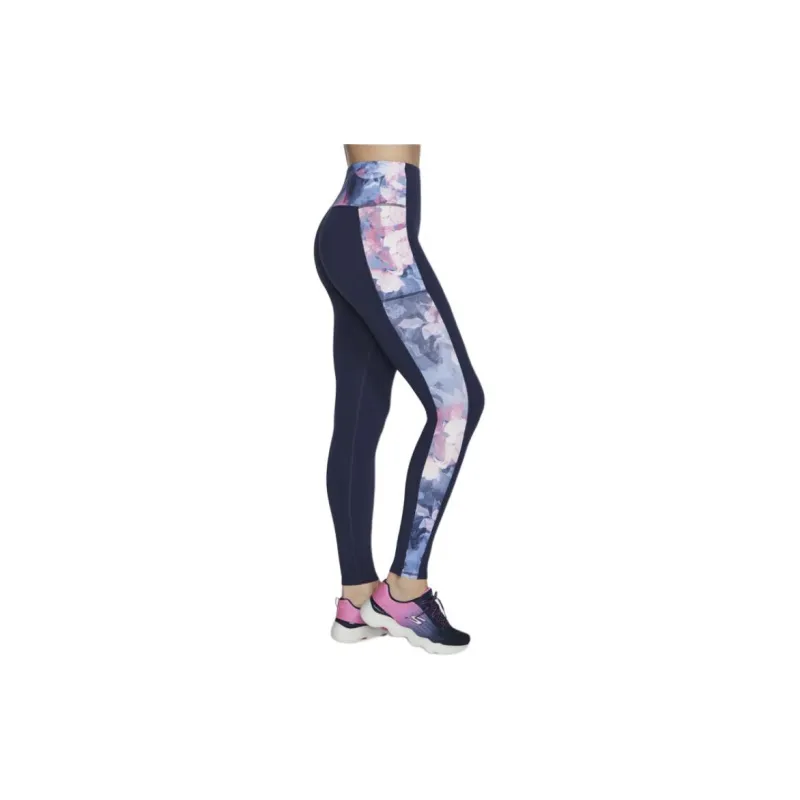 Skechers GO WALK HW FL Athletic Trousers Women's Marine Blue-2