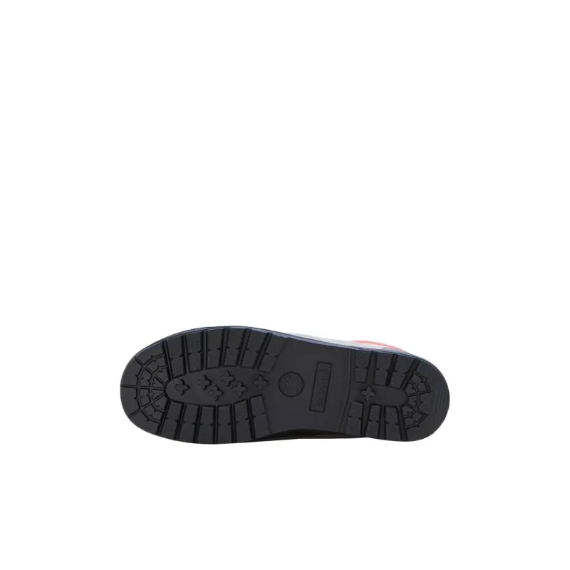 Timberland Cushioning, Wear Resistant High Top Kids' Outdoor Shoes Gray Pink Kids'-3
