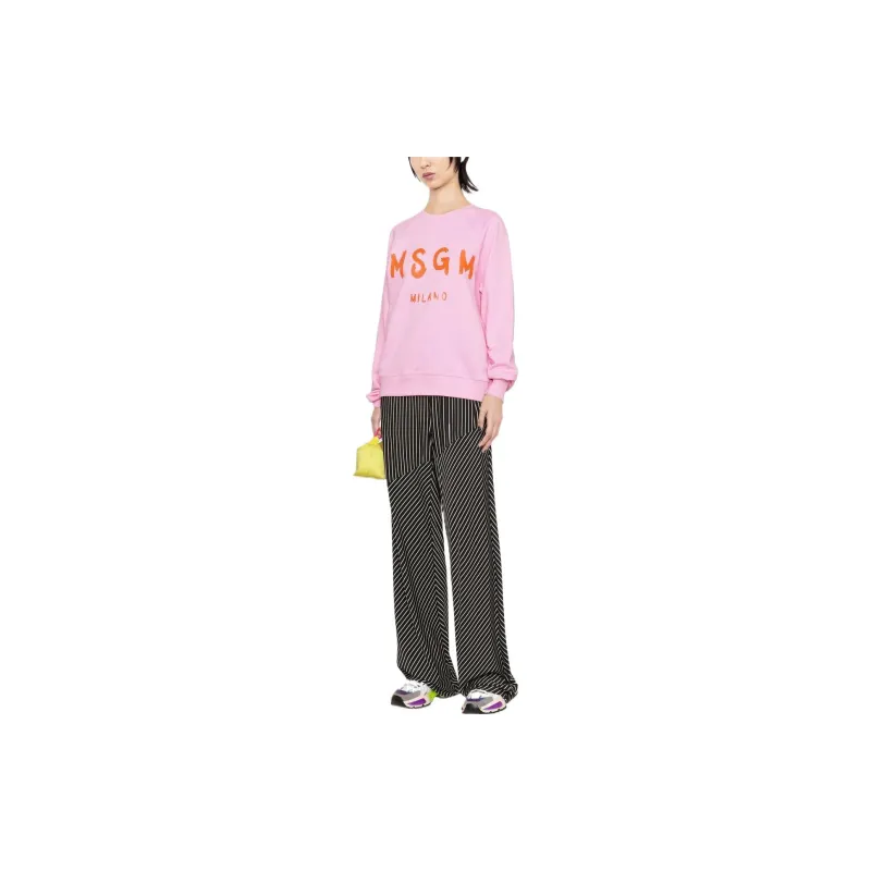 MSGM Sweatshirts Women's Fuchsia-2