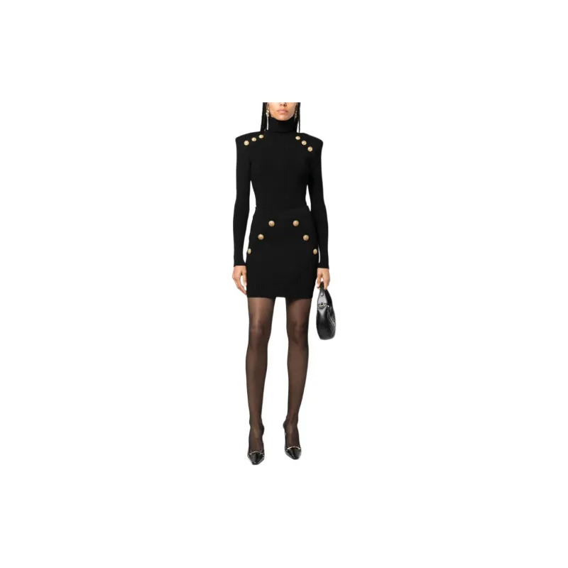 BALMAIN Button Detailed Knitted Jumper-1