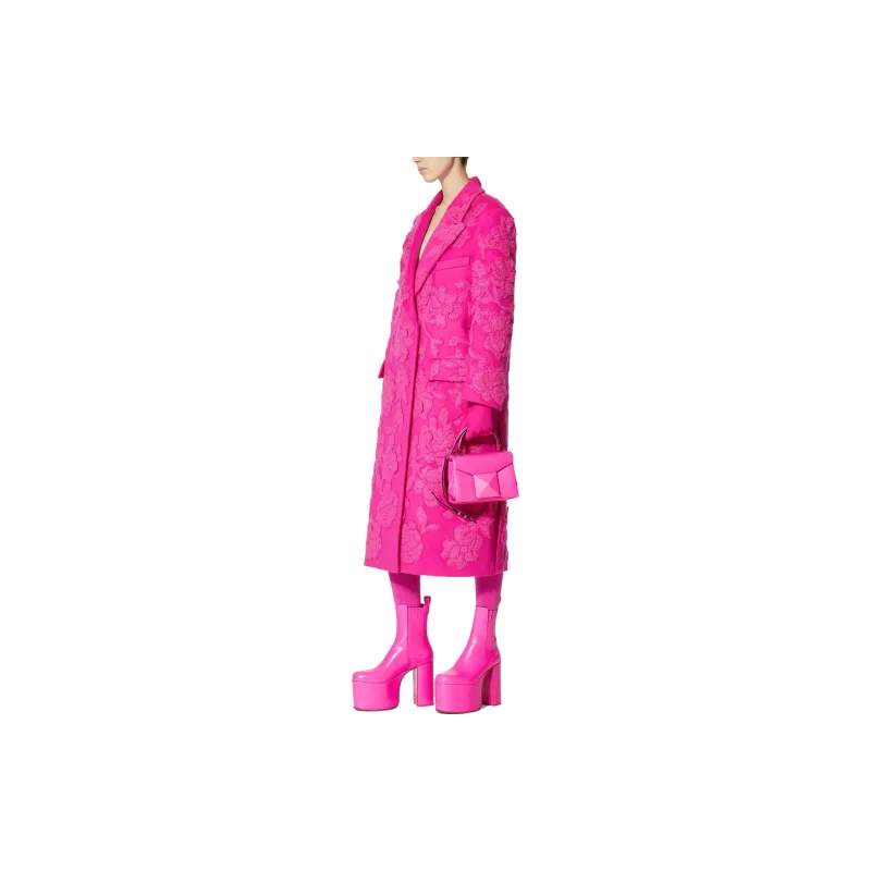 Valentino Velvet Jackets Women's Pink-3