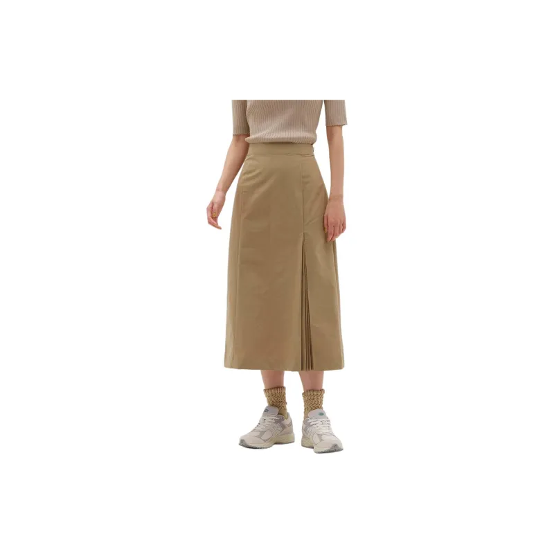 New Balance Casual Long Skirt Women's Khaki-2