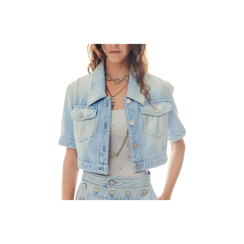 CHANEL T Shirts Women's Gray-2