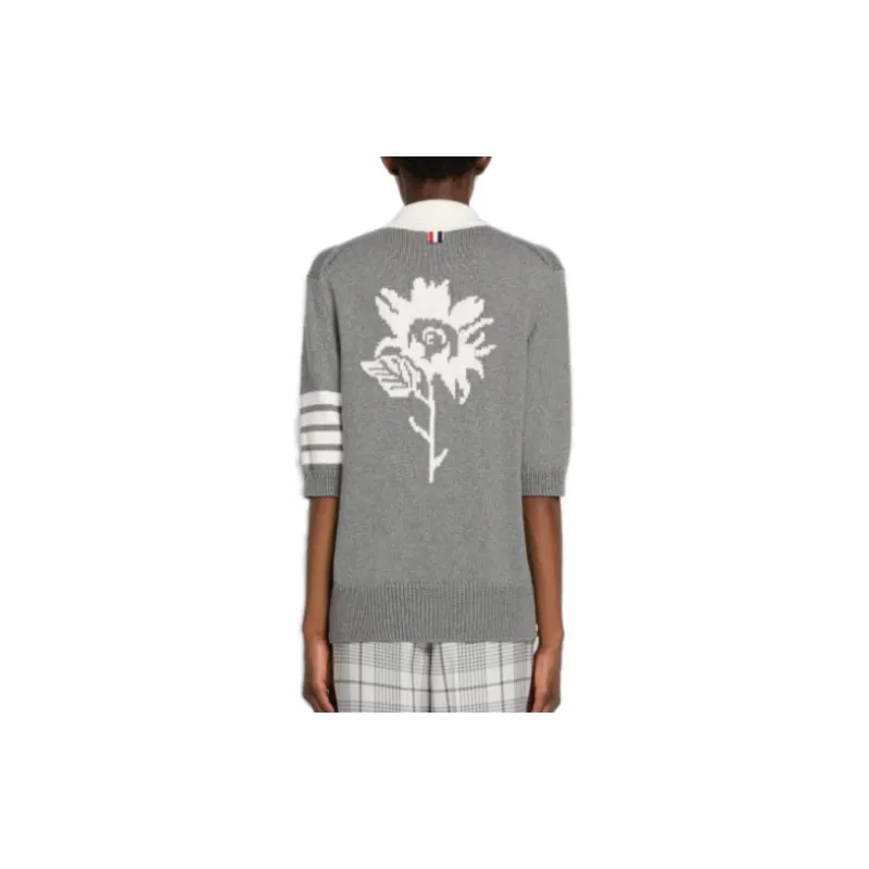 THOM BROWNE· Polo Shirt Women's Gray-2