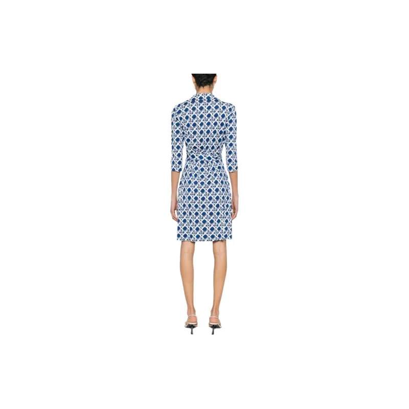DVF Diane Von Furstenberg New Jeanne Silk Wrap Dress-2