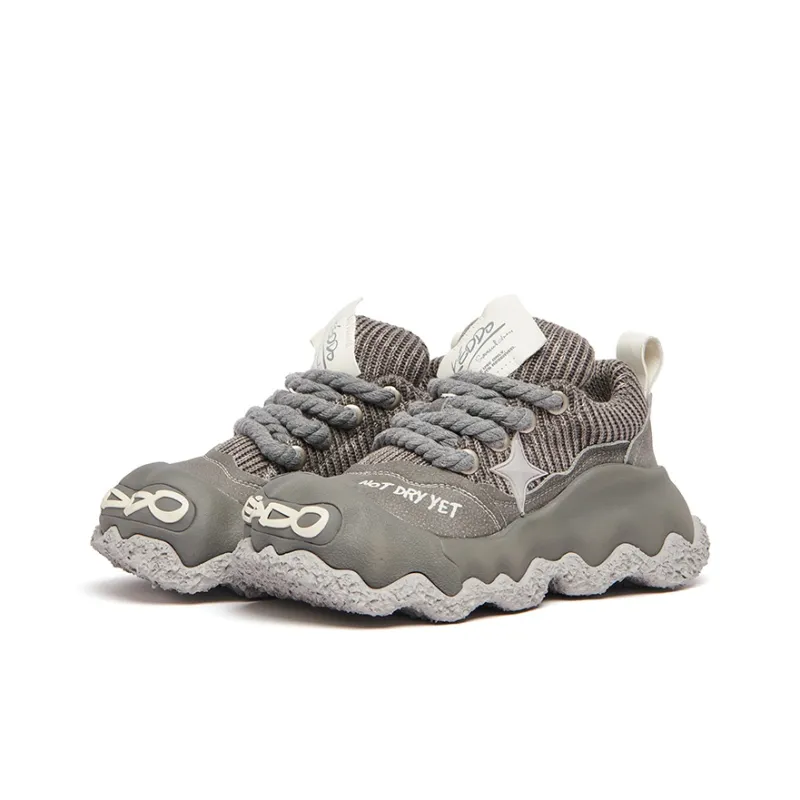KEDDO Paint Is Not Dry Low-Top Chunky Sneakers Unisex-14
