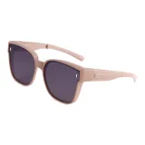 Foldable Pink Frame with Pink Gray Lens