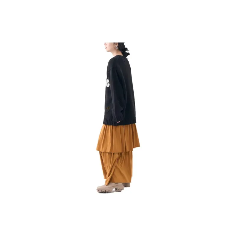 FREAK'S STORE Casual Long Skirt Women's Camel-2