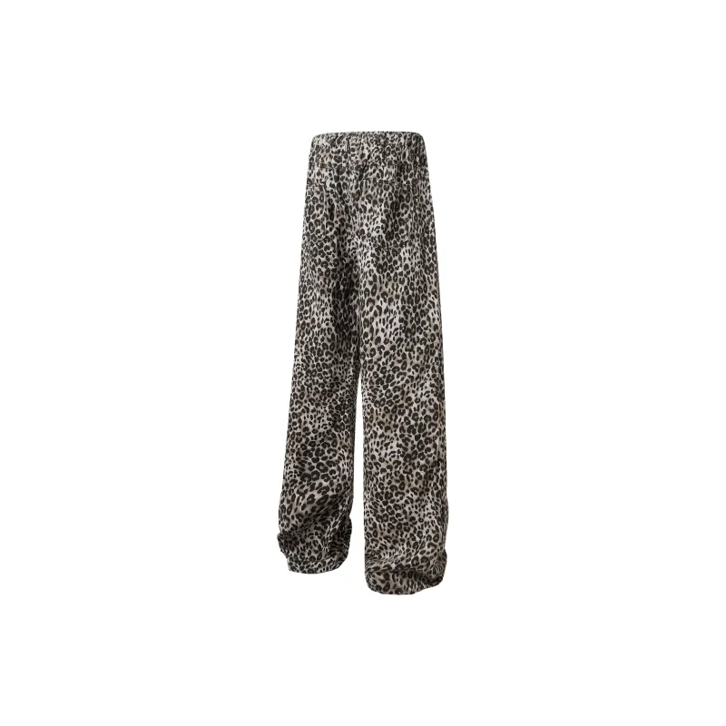 TESTUNG Jeans Men's Leopard Print-1