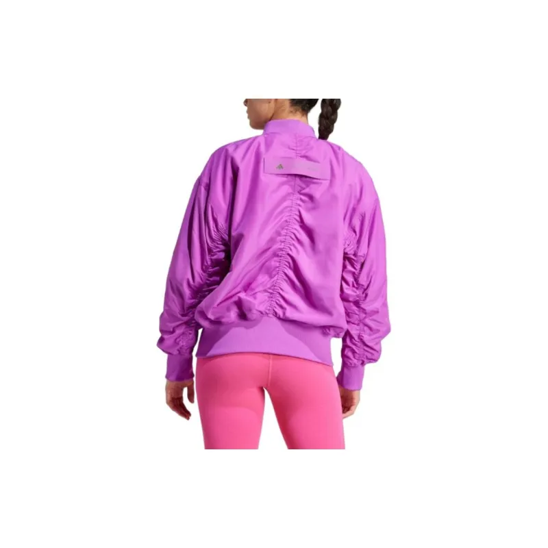 Adidas Logo appliqué Bomber Jacket-4