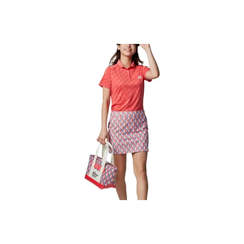 Adidas Polo Shirt Women's Orange-1