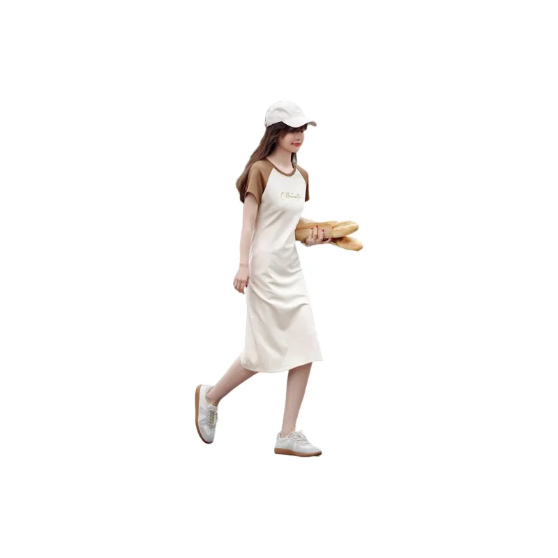 Mo Han Yi Mei Short Sleeved Dress Women's-2