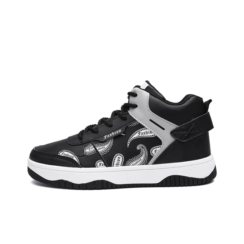 Motion Armor Coverage Slip Resistant Balance Support High Top Skateboard Shoes Men's-0