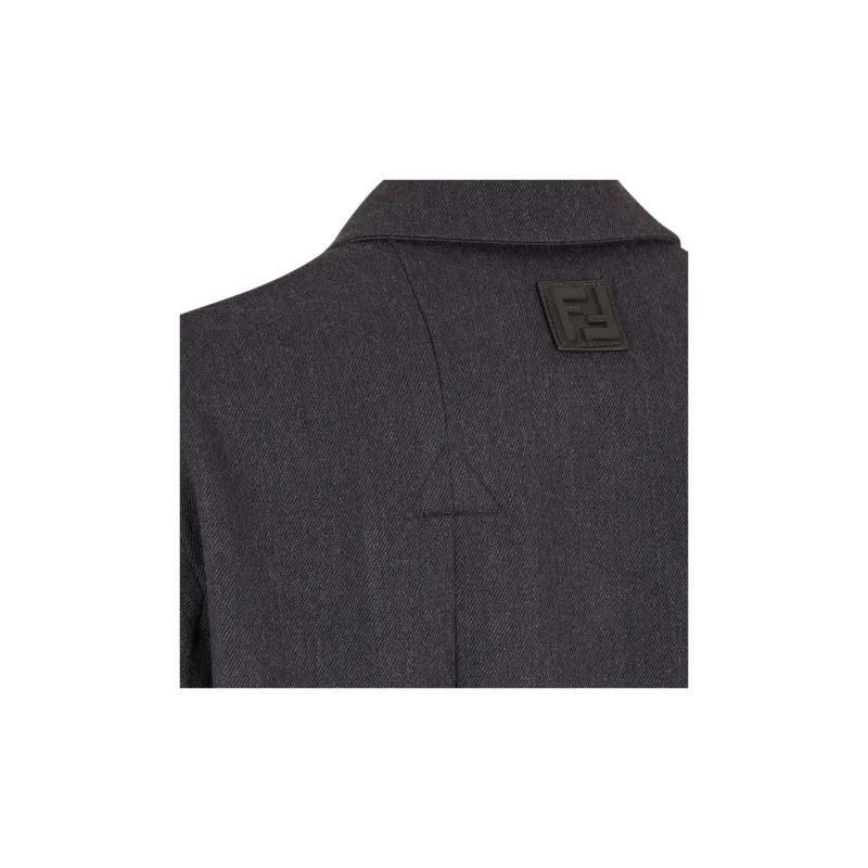 FENDI Single Breasted Tailored Coat-4