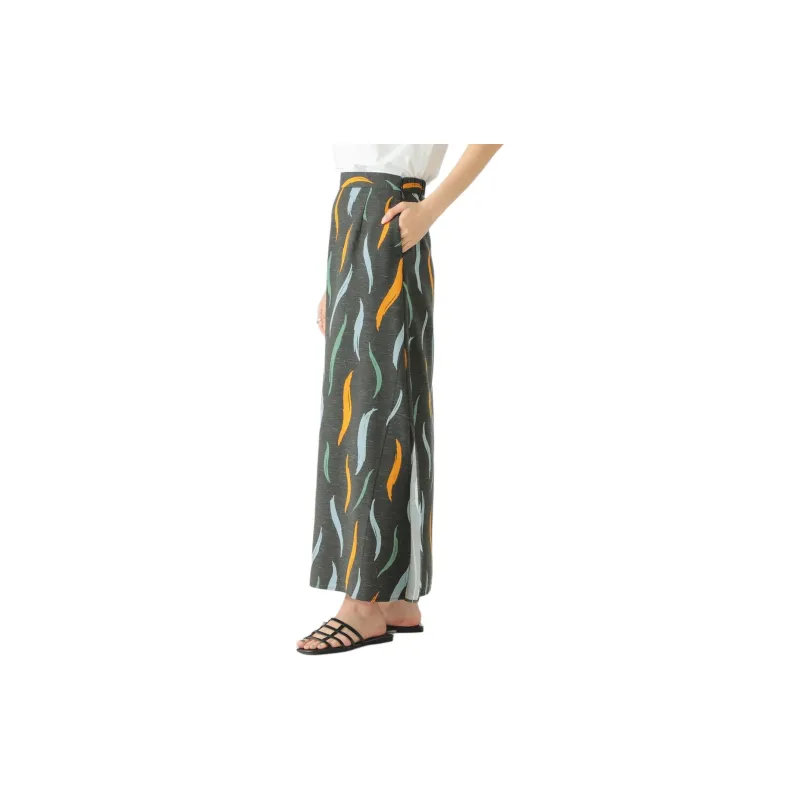 Beams By B MING Casual Long Skirt Women's Black-3