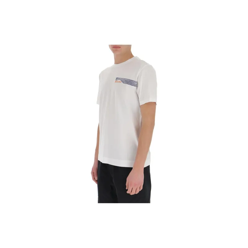 Zzegna T Shirts Men White-7
