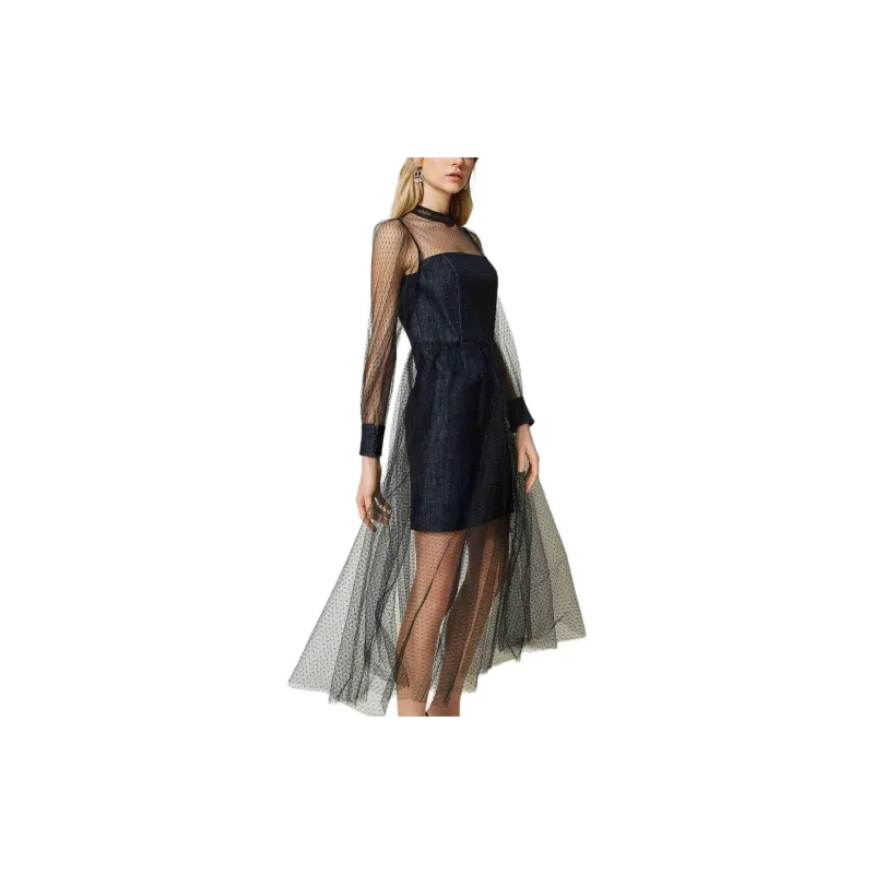 TWINSET MILANO Dress Women's Black-4