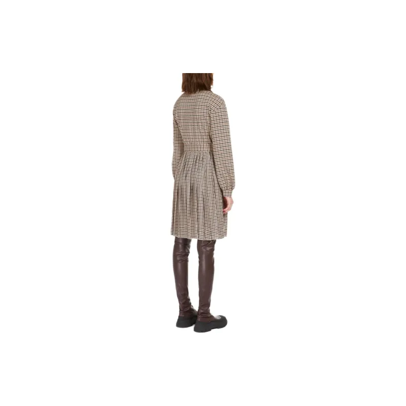 WEEKEND MaxMara Vetta Collection Long Sleeved Dresses Women's Camel-2