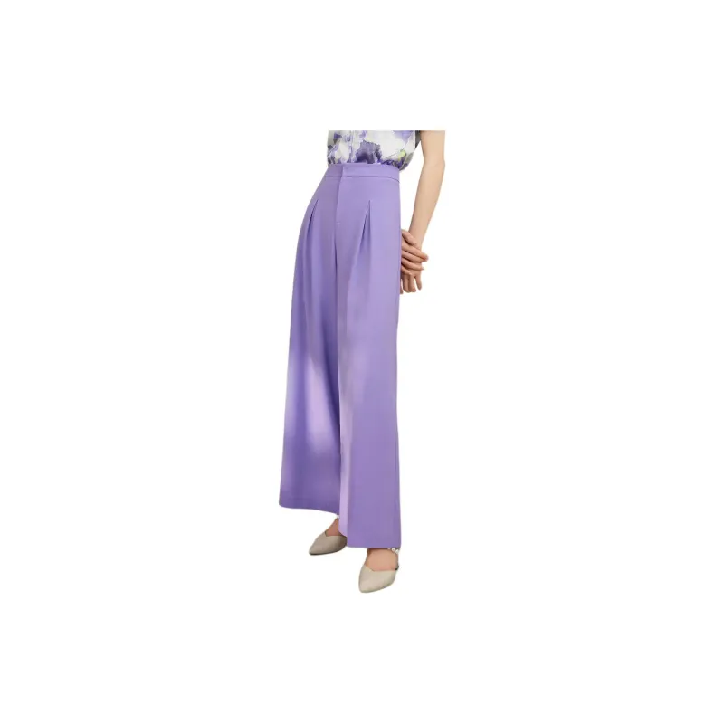 BBLLUUEE Casual Pants Women's Mist Purple-2