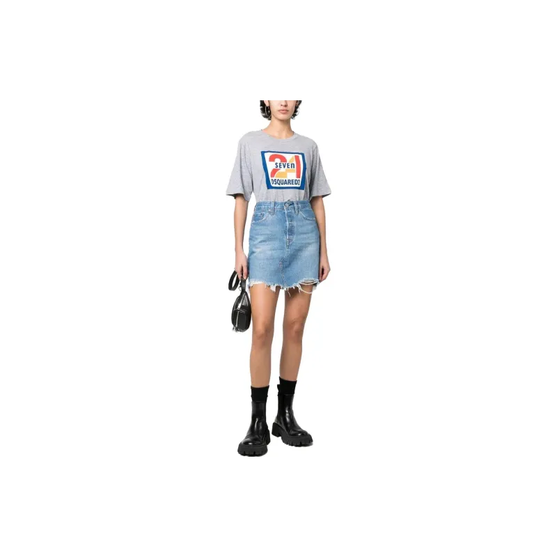 DSQUARED2 Logo print T shirt-1