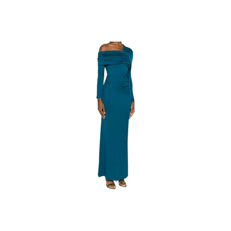 DVF Diane Von Furstenberg Dolores Pleat-detail Maxi Dress-3