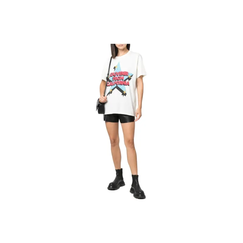 GUCCI Slogan Star Print T shirt-1