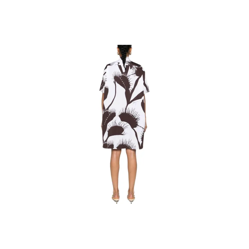 Ferragamo Cropped Venus Print Kaftan-2