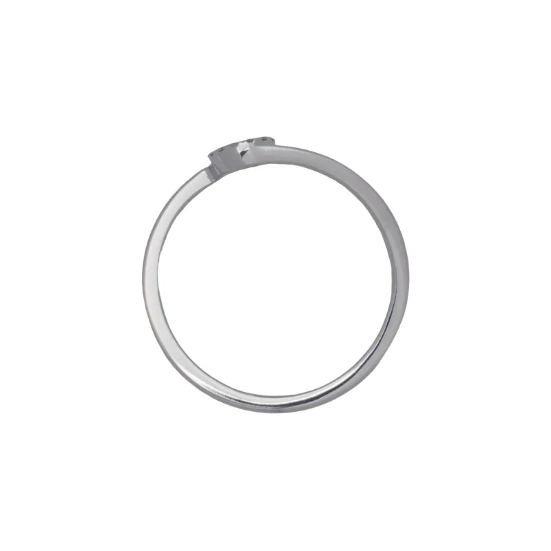 GUCCI 18K White Gold Rings Women's-2