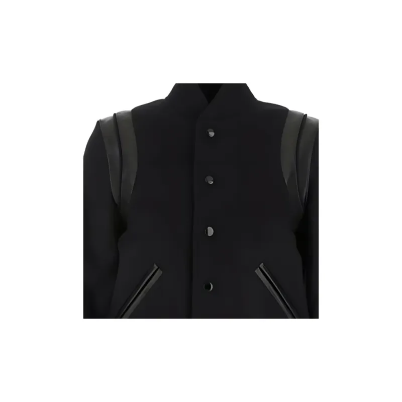 SAINT LAURENT Teddy Varsity Jacket-5