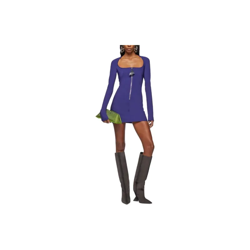The Attico Scoop neck Mini Dress-1