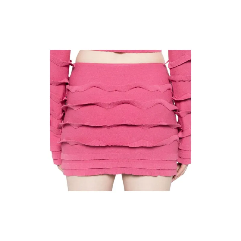 Blumarine Ruffled Mini Skirt-4
