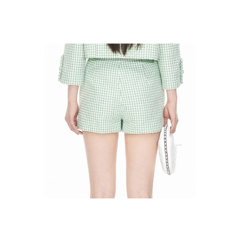 D'zzit Casual Shorts Women's Light Green-3
