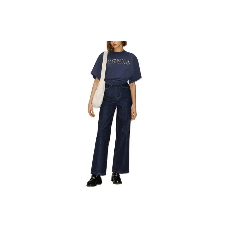 KENZO T-Shirts Women's Dark Blue-5