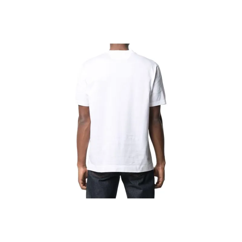 Zzegna T Shirts Men White-5
