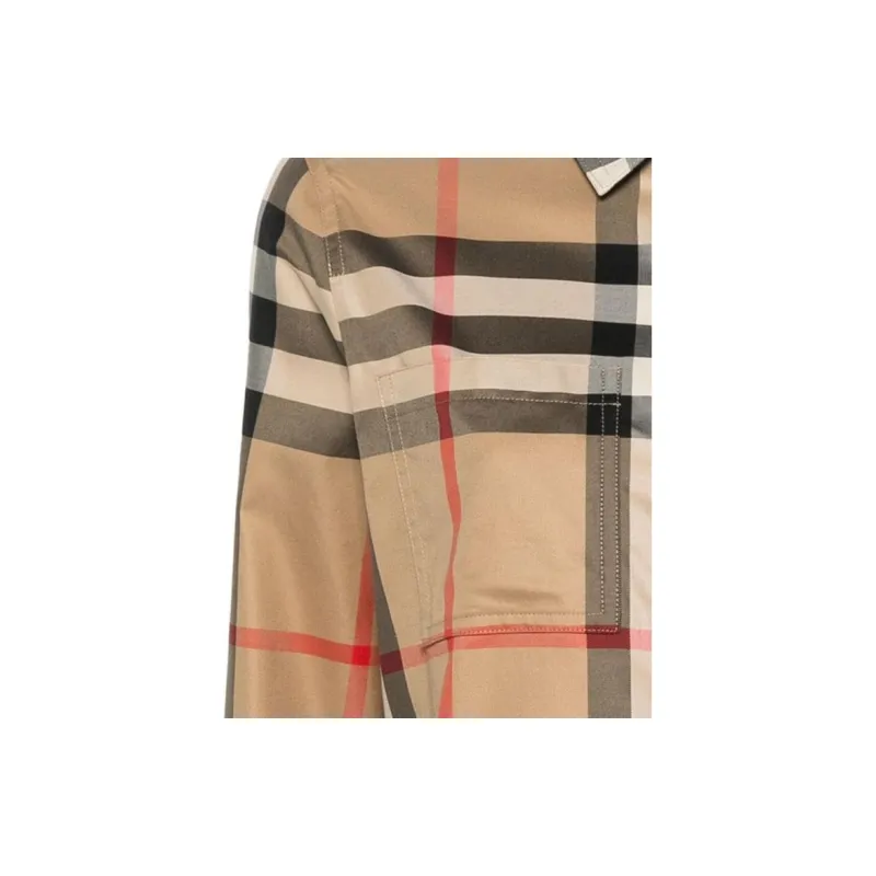 Burberry Vintage Check Pattern Buttoned Shirt-4