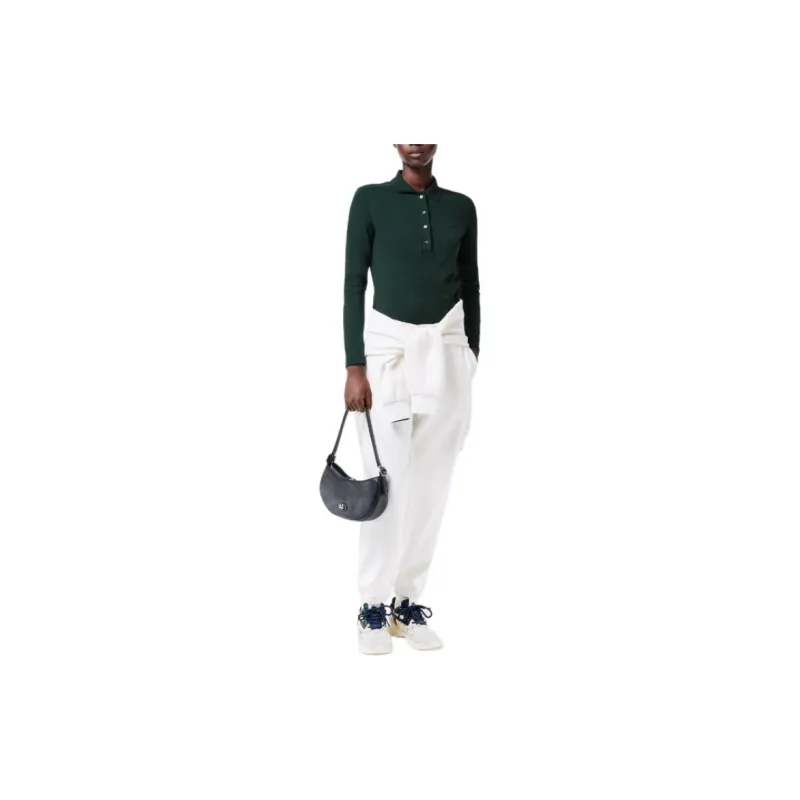 LACOSTE Polo Shirt Women's Dark Green-3