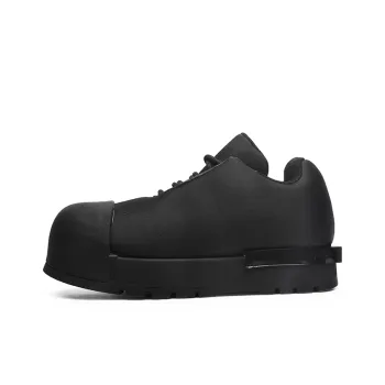 Angelmi Anti Slip Wear Resistant Low Top Casual Shoes Unisex Black