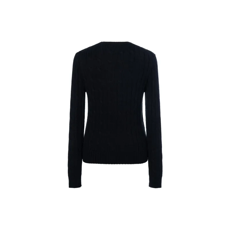 Polo Ralph Lauren Logo embroidered Cable knit Sweater-1