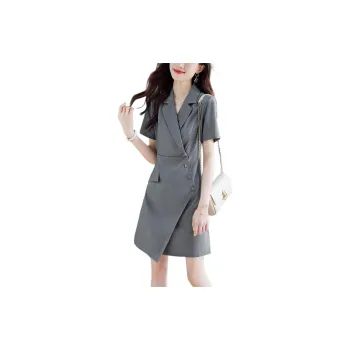 XWI Short Sleeved Dress Women's Gray