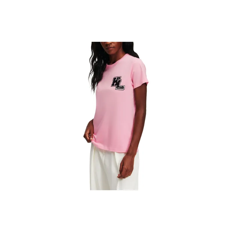 KARL LAGERFELD SS24 T Shirt Women's Pink-2