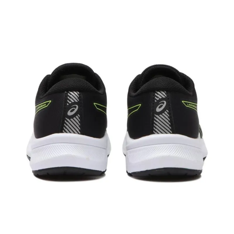 Asics Cushioning Low Top Kids' Training Shoes Black Green Teenagers-4