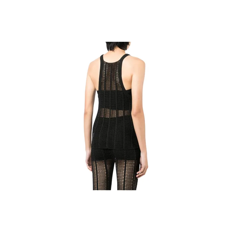 DION LEE Tank Tops Women's Black-3
