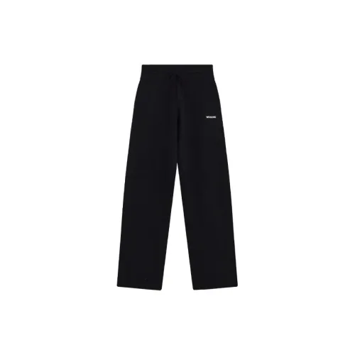 WE11DONE Knitted Sweatpants Unisex Black