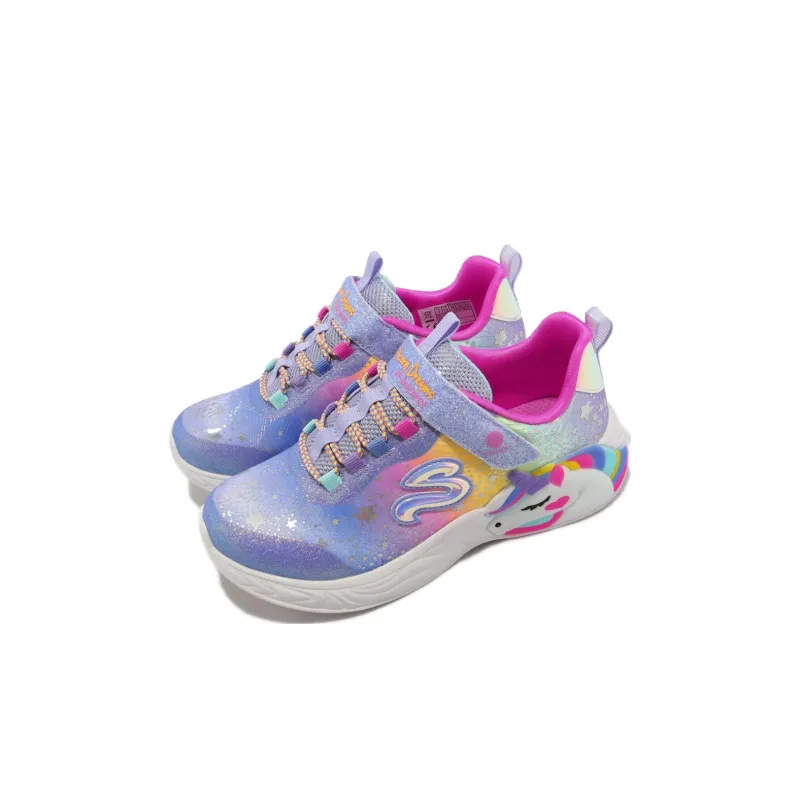 Skechers Lights Abrasion Resistant Breathable Kids Lifestyle Shoes Purple Kids'-2